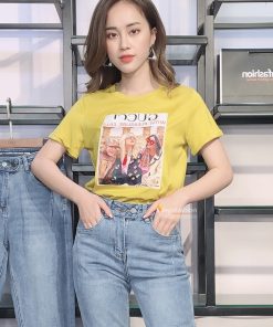 Áo nữ Gucci ba cô gái phối kính mũ cà vạt đính hạt