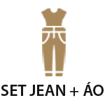 Set jean áo phông