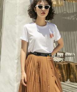 Áo lụa hoa hồng cổ chun tay lồng đèn